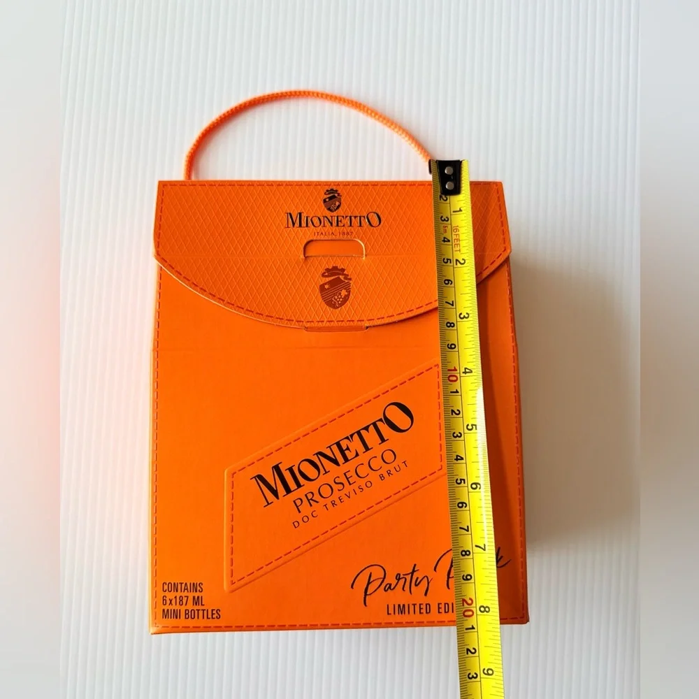 Mionetto Prosecco Party Pack Limited Edition EMPTY Box Gift Carrier Orange New
